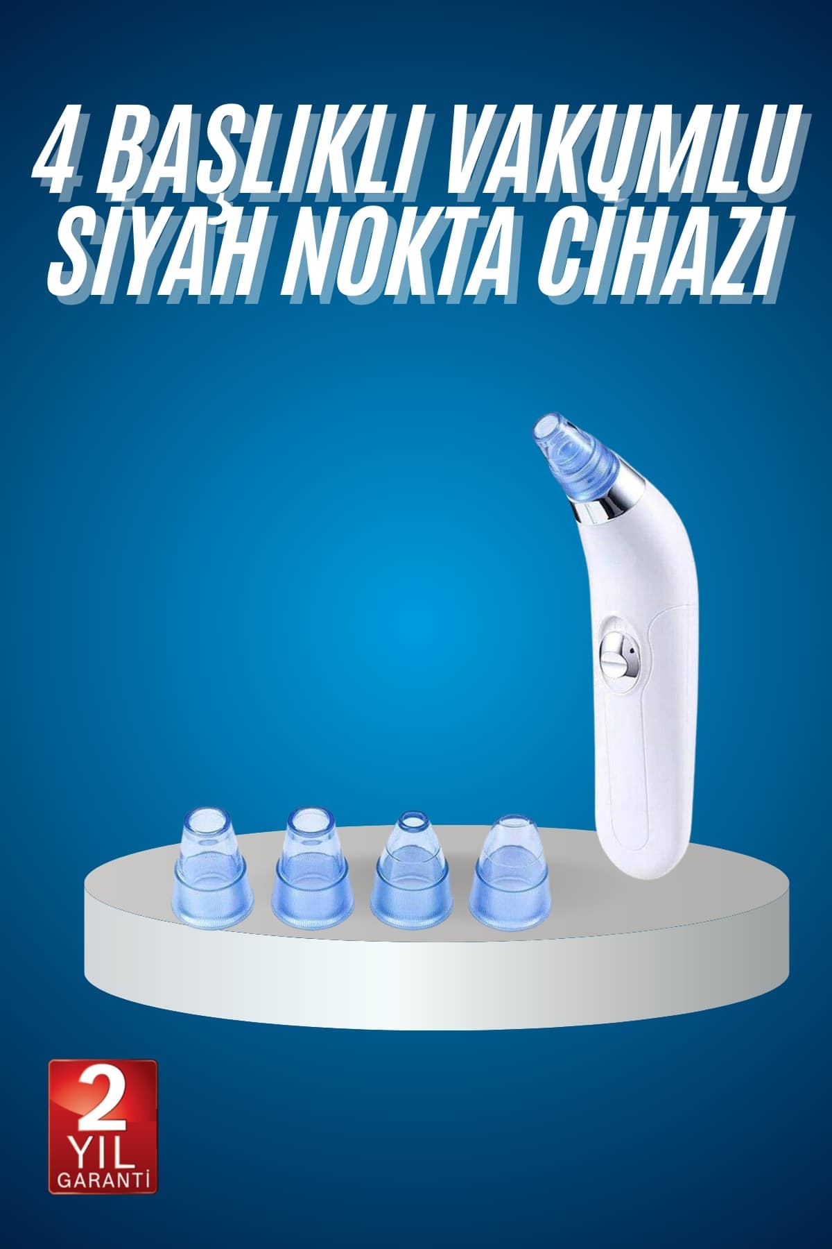 11-87 4 Başlıklı Vakumlu Siyah Nokta Ve Yüz Temizleme Cihazı - Vipsepet - Görsel 1