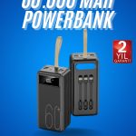 Powerbank Yüksek Kapasiteli 60.000 Mah Hızlı Şarj Şarj Özellikli Batarya - vipsepet
