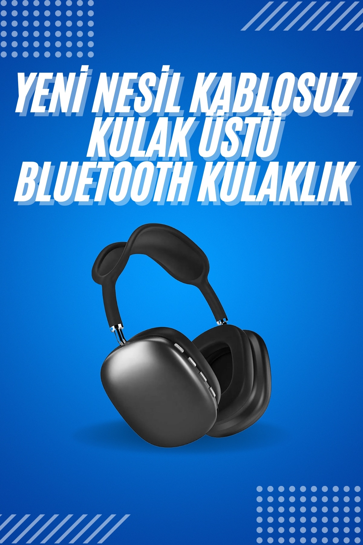 11-92 2025 Model Kulak Üstü Kablosuz Bluetooth Kulaklık Gürültü Azalta Uzun Pil - vipsepet - Görsel 1