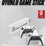 yeni nesil 3D 4K 2000 Oyunlu Game Stick Oyun Konsolu Çift Konsol - Vipsepet