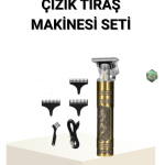 T Bıçaklı Profesyonel Çizik Tıraş Makinesi Seti – 120 Dakika Kullanım, Şarjlı  Ve  Kablolu - vipsepet