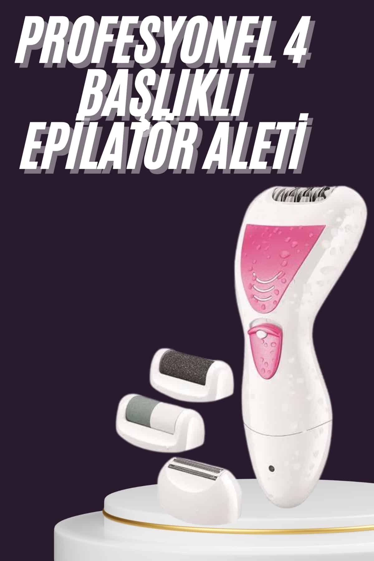 16-28 4 Başlıklı Lazer Öncesi Kısaltma Epilasyon Aleti Epilatör Çok Amaçlı - Vipsepet - Görsel 1