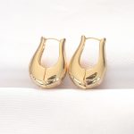 Pirinç Gold Renk Bombeli Küpe - Vipsepet