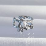 Pirinç Gümüş Renk İncili Ahtapot Earcuff Küpe - Vipsepet
