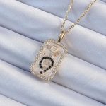 316L Çelik Zincir Altın Renk Zirkon Taşlı Minimal Papatya Figürlü Tarot Kolye - Vipsepet