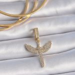 Pirinç Gold Renk Zirkon Taşlı Mikail Model Ajda Charm - Vipsepet