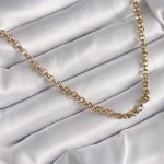 316L Çelik Gold Renk Kadın Kolye - Vipsepet