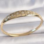 Pirinç Gold Renk Zirkon Taşlı Yıldız İşlemeli Kadın Kelepçe - Vipsepet