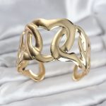 Pirinç Gold Renk Vintage Kadın Bileklik - Vipsepet