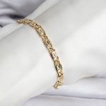 14K Gold Renk Kaplama Zincir Model CM Kadın Bileklik - Vipsepet