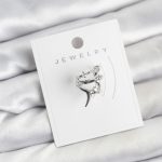 Gümüş Renk Pirinç Diken Model Kıkırdak Earcuff Küpe - Vipsepet