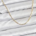 CM 14K Gold Renk Pirinç Lazer Model 60 cm Kadın Kolye - Vipsepet