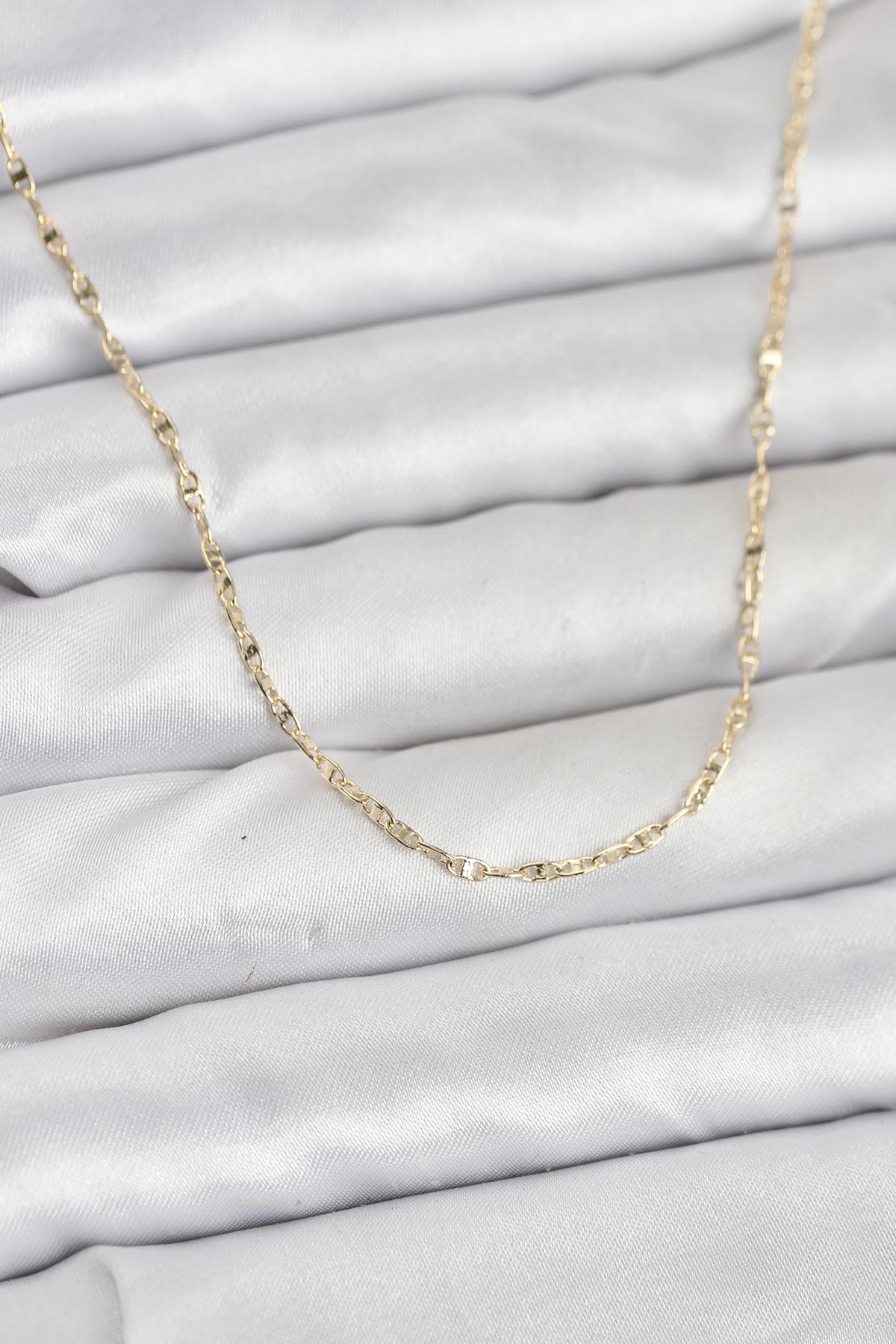 1770128273-bko10936 CM 14K Gold Renk Gemici Zincir Model 60 cm Kadın Kolye - Vipsepet - Görsel 1