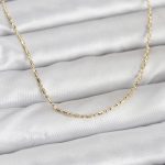 CM 14K Gold Renk Zincirli 60 cm Kadın Kolye - Vipsepet