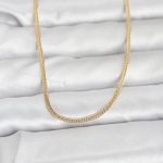 CM 14K Gold Renk Dolgun Zincir Model 60 cm Kadın Kolye - Vipsepet