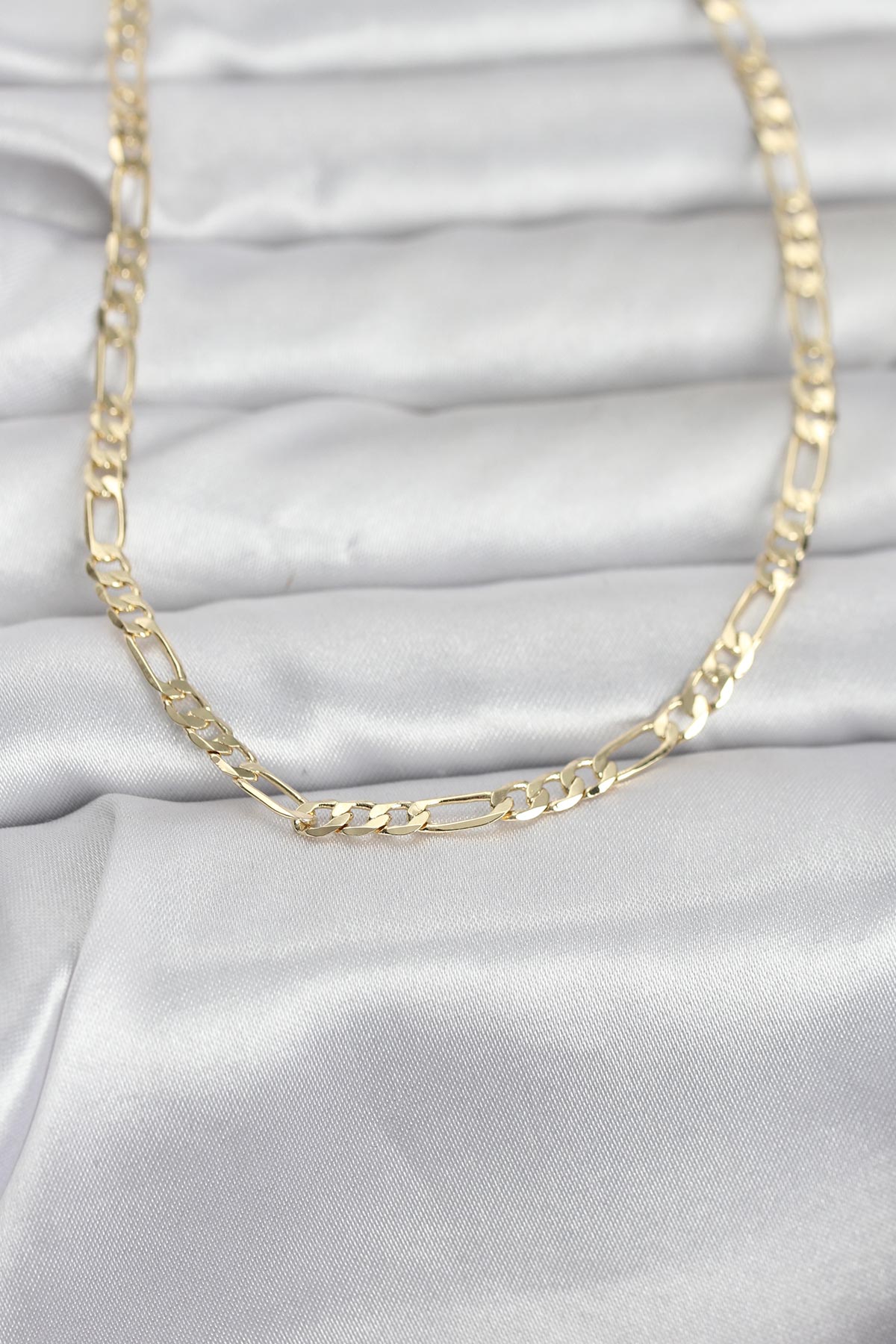 1770128607-bko10962 CM 14K Gold Renk Kuşgözü Zincir Model 60 cm Kadın Kolye - Vipsepet - Görsel 1