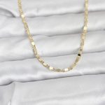 CM 14K Gold Renk Ezme Zincir 60 cm Kadın Kolye - Vipsepet