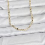 CM 14K Gold Renk Lazerli Gemici Zincir Model 60 cm Kadın Kolye - Vipsepet
