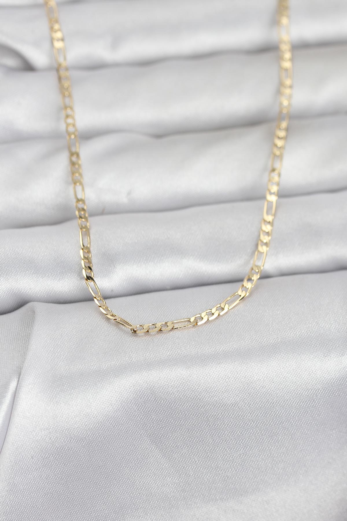 1770128785-bko10978 CM 14K Gold Renk İnce Kuşgözü Zincir Model 60 cm Kadın Kolye - Vipsepet - Görsel 1
