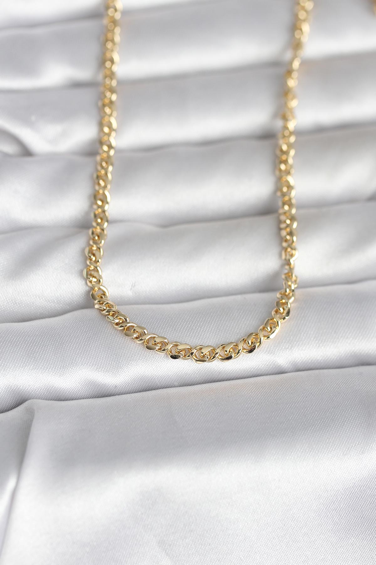 1770129071-bko10993 CM 14K Gold Renk Zincir Model 60 cm Kadın Kolye - Vipsepet - Görsel 1