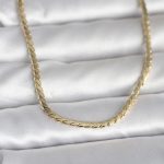 CM 14K Gold Renk Yassı Model 60 cm Kadın Kolye - Vipsepet
