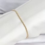 CM 14K Gold Renk Burgulu Zincir Model Kadın Bileklik - Vipsepet