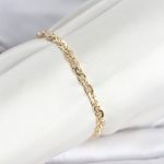 CM 14K Gold Renk Zincir Model Kadın Bileklik - Vipsepet