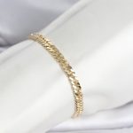 CM 14K Gold Renk Kalın Zincir Model Kadın Bileklik - Vipsepet