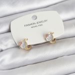Kitty Model Gold Renk Pirinç Çocuk Küpe - Vipsepet
