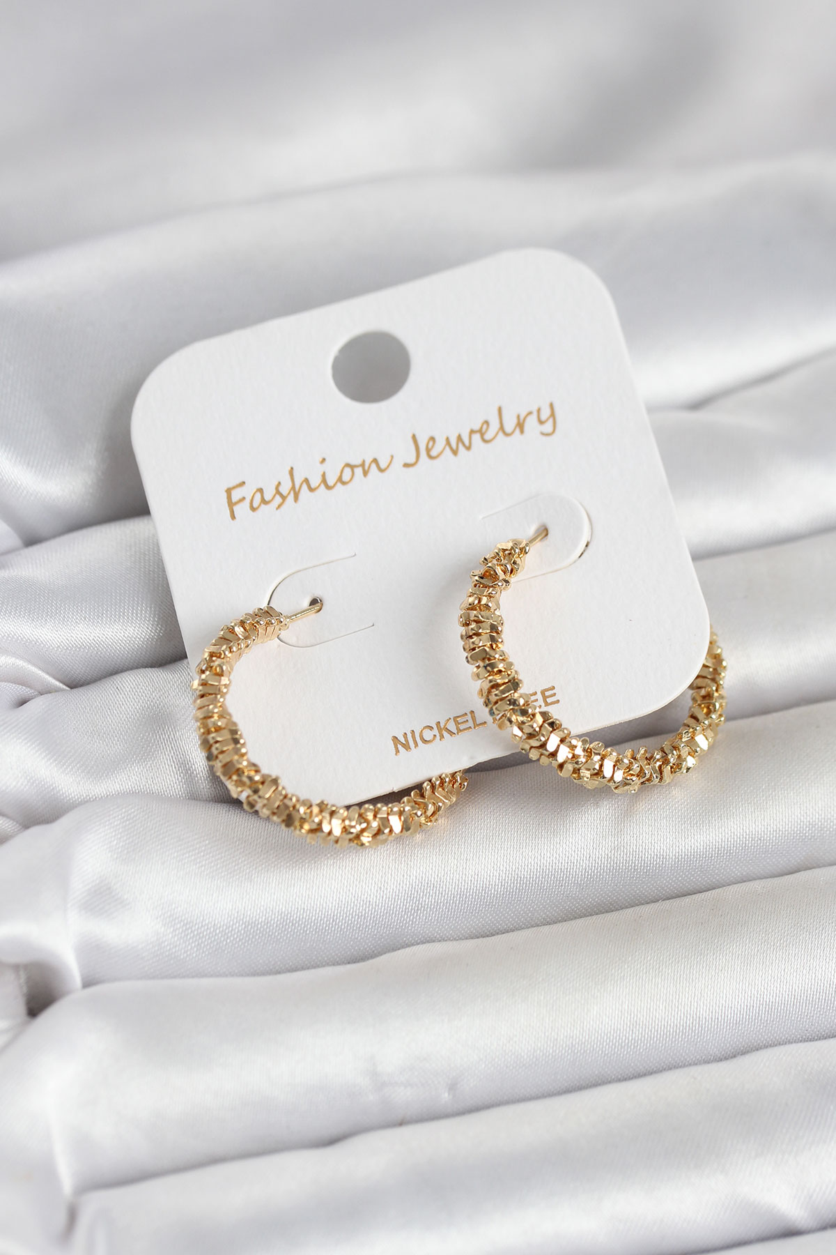 1777284016-aae2c100-bkp11771 Gold Renk Pirinç Tırtık Model Kadın Küpe - Vipsepet - Görsel 1