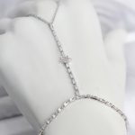 Gümüş Renk Pirinç Zirkon Taşlı Yıldız Model Şahmeran - Vipsepet