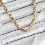 CM Burgu Model Gold Renk Pirinç 60 cm Kadın Kolye - Vipsepet