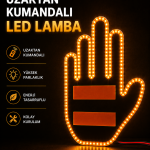 Led Işık El İşareti Araç Camı İçin Uzaktan Kumandalı - Vipsepet