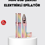 USB Şarjlı Kaş ve Yüz Tüy Alma Cihazı – Taşınabilir ve Acısız Kullanım - Vipsepet