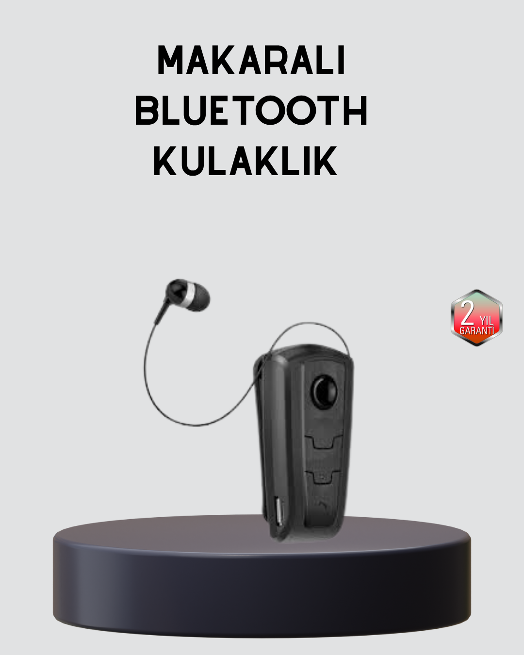 2-103 Ergonomik Bluetooth Kulaklık – 8 Saat Konuşma, Gürültü Azaltıcı Mikrofon - vipsepet - Görsel 1