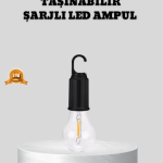 Type-C Şarjlı LED Kamp Lambası – Uzun Ömürlü Pil ve Yüksek Parlaklık - Vipsepet
