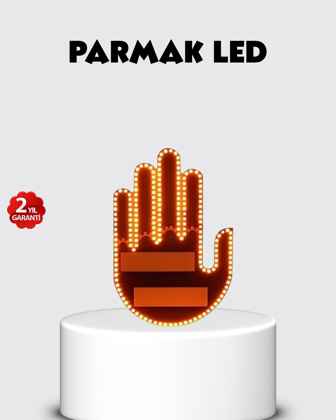 2-111 El Hareketiyle Kontrol Edilen 176 LED Amber Güvenlik Lambası - Vipsepet - Görsel 1