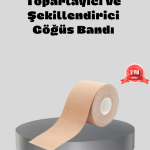 Suya Dayanıklı Görünmez Göğüs Bandı – Pamuklu ve Esnek Destek Bandı - Vipsepet