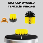 3 Parça Matkap Fırça Temizlik Seti – Her Yüzey İçin Güçlü ve Pratik Çözüm - Vipsepet
