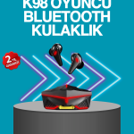 Kablosuz Bluetooth 5.0 Metal Kasa Gaming Kulaklık - vipsepet