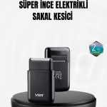 Taşınabilir Elektrikli Tıraş Makinesi USB Şarjlı 5W Motor ve 0.3 mm Hassas Kesim - vipsepet