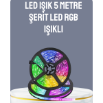 Kumandalı 5 Metre Şerit LED Dekoratif Aydınlatma - Vipsepet