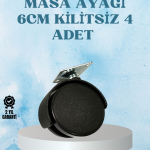 Kilitsiz Mobilya Tekerleği 6 cm 4 Adet Dayanıklı Tasarım - Vipsepet