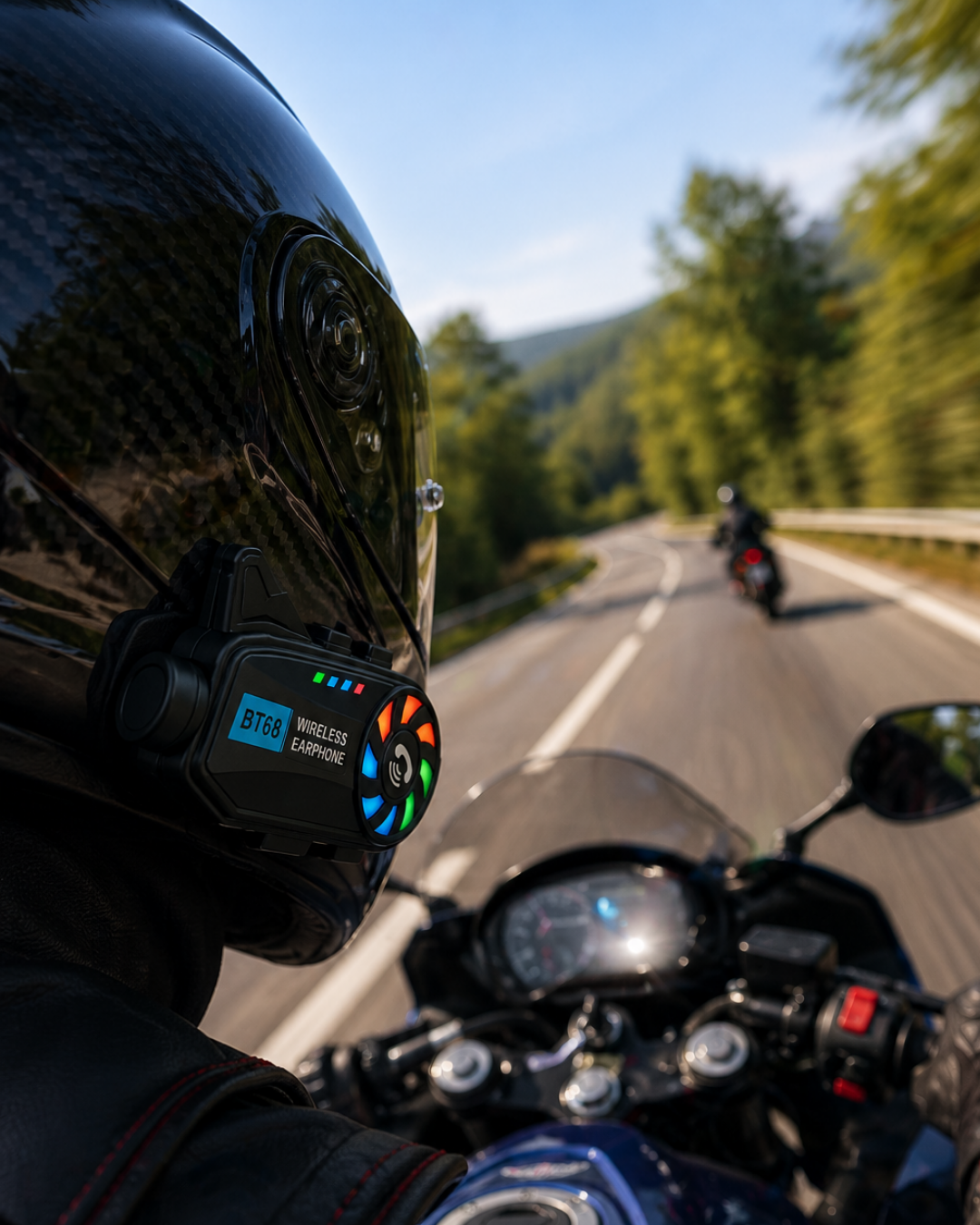 2-124 Motosiklet Kask Kamera Sistemi Gece Görüş Destekli Bluetooth ve Uzun Pil - vipsepet - Görsel 1