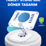 Katlanabilir Tablet Standı Ayarlanabilir Kaymaz Şeffaf Tasarım - Vipsepet