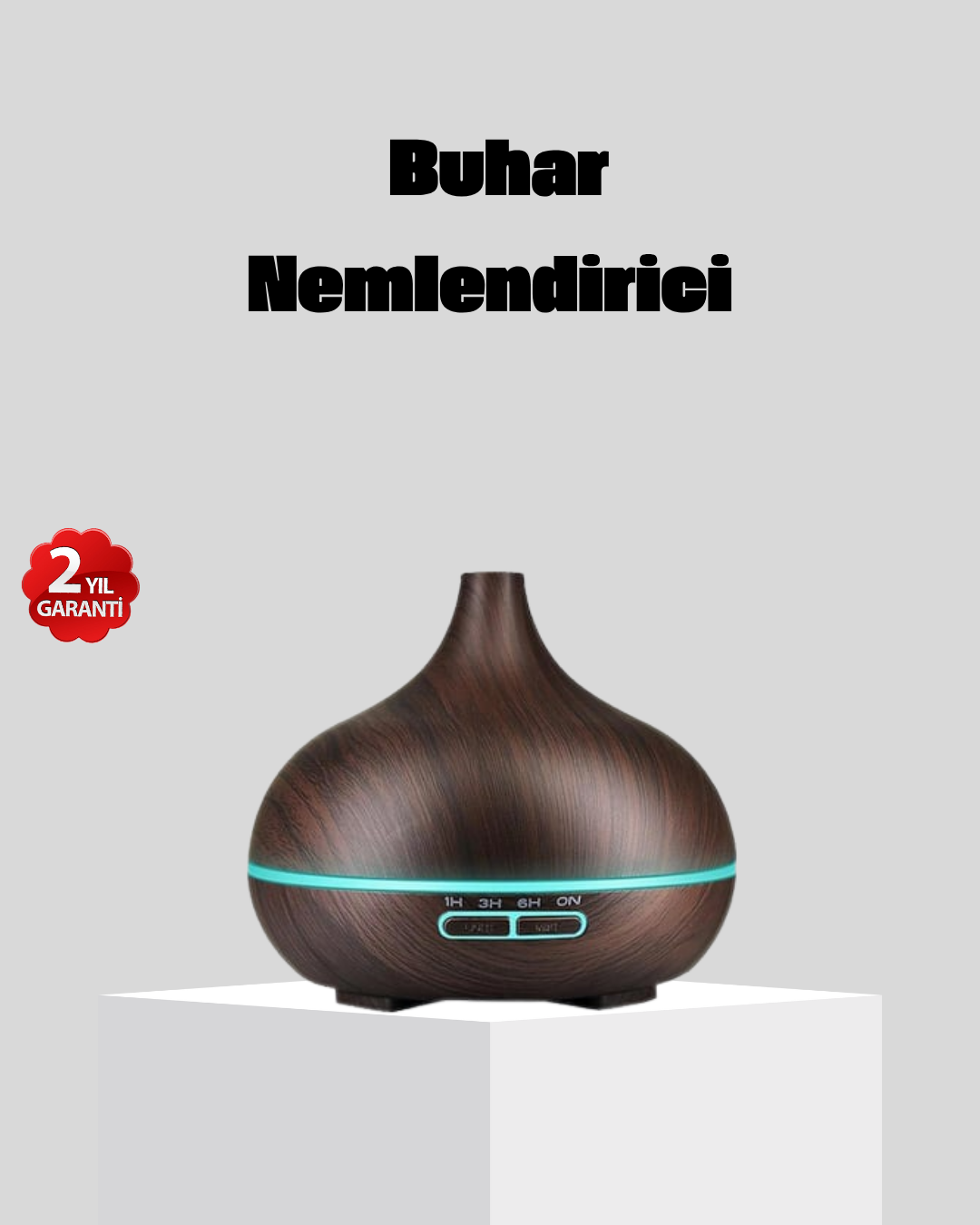 2-13 550 ml Büyük Su Hazneli Ultrasonik Nemlendirici ve Aromaterapi Difüzörü - Vipsepet - Görsel 1
