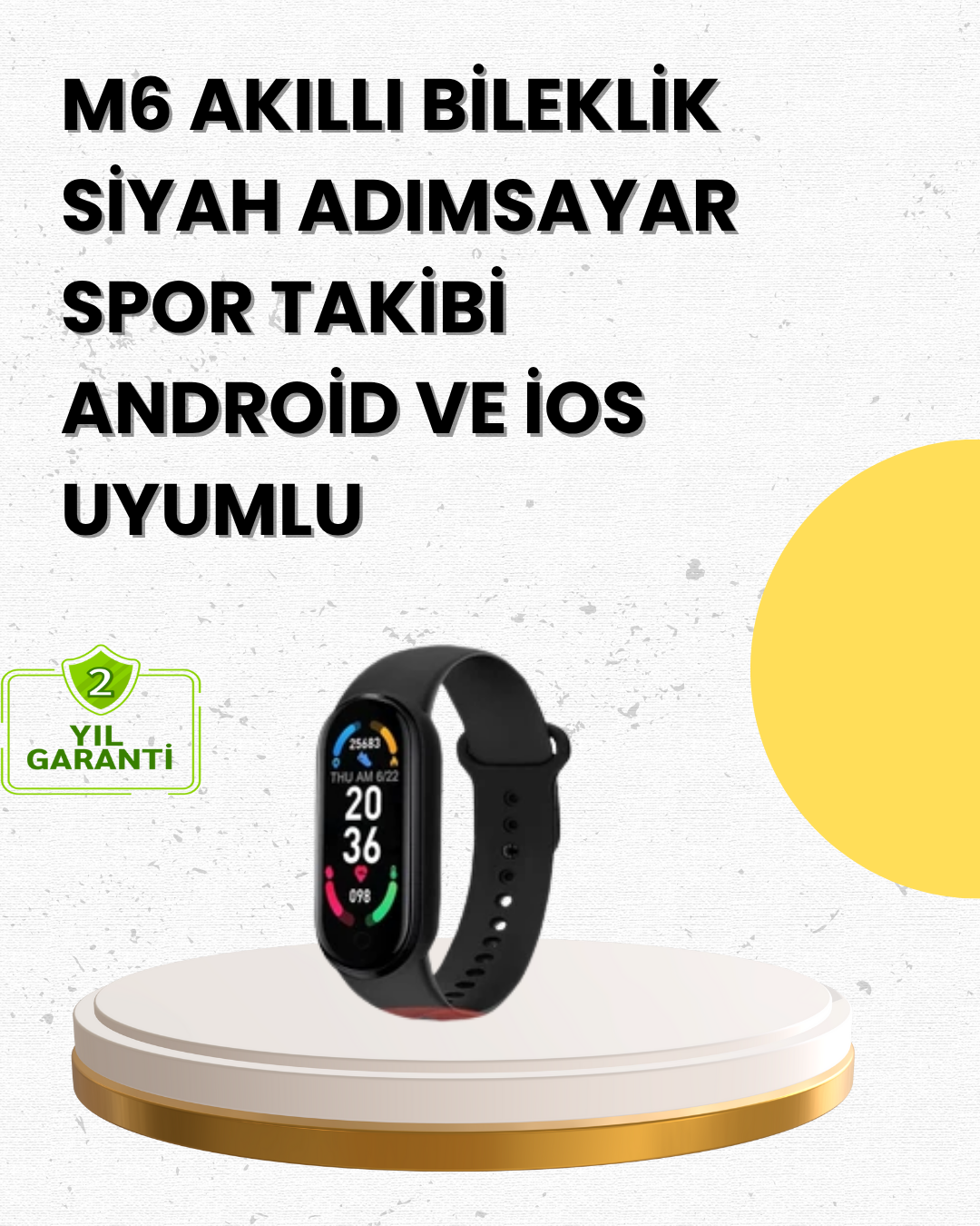 2-13 uzun şarjlı Spor Akıllı Saat – Adımsayar ve Nabız Ölçer Özellikli - Vipsepet - Görsel 1