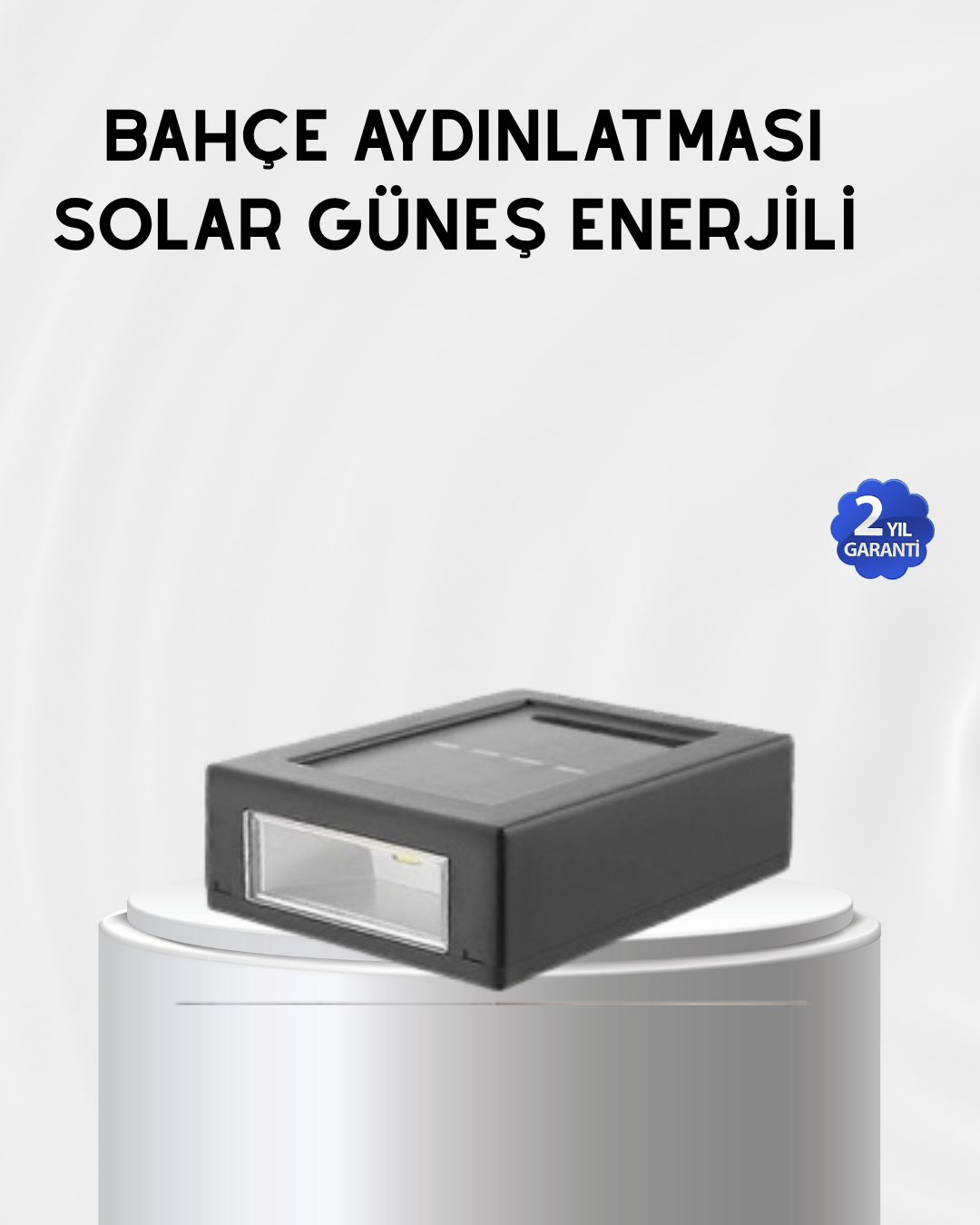 2-133 Güneş Enerjili Su Geçirmez Bahçe Apliği Uzun Ömürlü LED’li - Vipsepet - Görsel 1