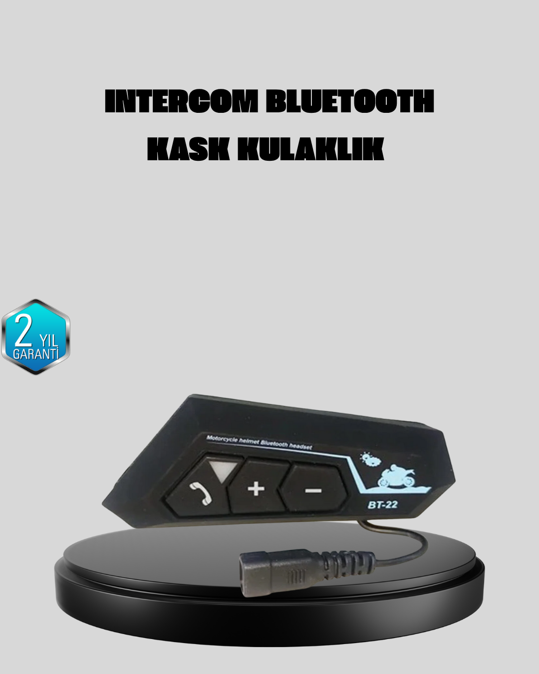 2-14 Motosiklet Kask Kulaklığı Bluetooth 5.0 Gürültü Önleme ve Hızlı Bağlantı - vipsepet - Görsel 1