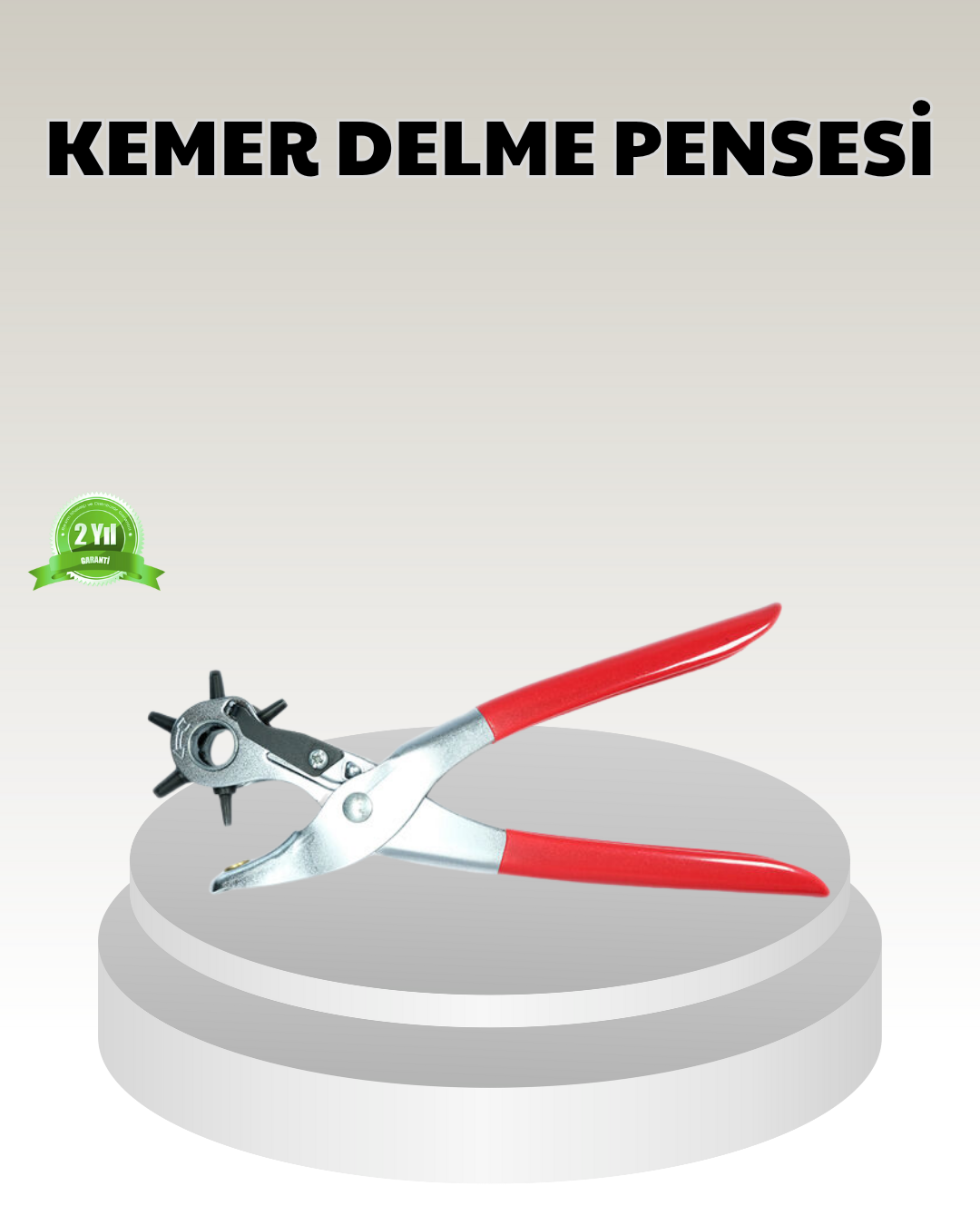 2-146 6 Başlıklı Kemer Delme Pense Paslanmaz Çelik Çok Amaçlı - Vipsepet - Görsel 1
